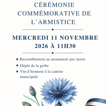 Commémoration du 11 novembre 2026 — Affiche portrait (3)