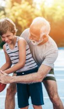 basketball, court, ball, grandfather, grandson, boy, man, family, play, sport, father, young, game, two, summer, children, child, happy, sunny, kid, male, son, together, outdoors, people, playing, fun, sports, leisure, smiling, lifestyle, happy,  happiness, active, basket, win, sunrise, hands, bonding, stadium, teen, blue, enjoying, sunset, youth, player, exercise, sun, enjoyment